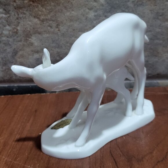 Noritake Deer and Fawn Bone China Figurine Mothers Day 1974 - Picture 7 of 11